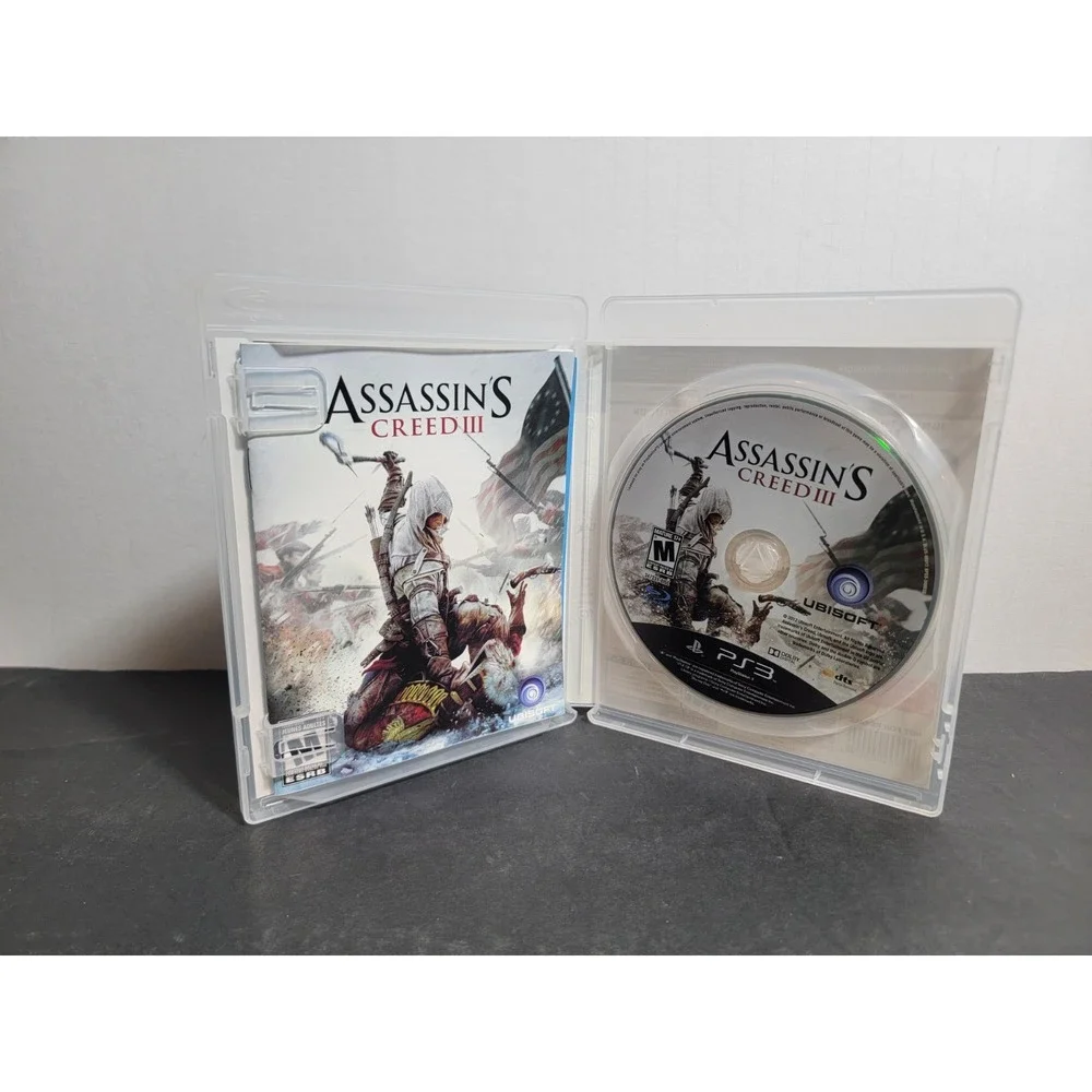 Assassins Creed III Sony PlayStation 3 PS3 Game Action Adventure Ubisoft M Rated